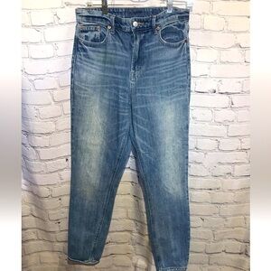 Lucky Brand 1990 Bridgette High Waist Embroidered Back Pocket Patch Retro Sz 29